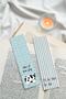 Blue Colored Text Mixed Design 10 Pieces Bookmark Set Pytkayrac52 - 2