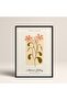 Black Wooden Framed Painting Framed Poster Artistic Modern Wall Decor (Flower168-Black-40X60)