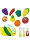 Birlik Toy 22 Piece Fruit and Vegetable Cutting Set