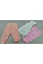 Baby Girl Pink Booties Single Bottom Set of 3