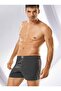 0117 Men's Black Towel Waist Baxer 3 Pack