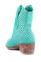 - Genuine Leather Water Green Women's Boots 105-2596-Venus - 4