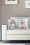 Fashion Girl Patterned 2-Piece Decorative Throw Pillow Cover Set - 2
