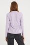 Women's Long Sleeve V-Neck Basic Cotton Knitted T-shirt - 4