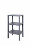 Ombeg Decorative 3-Tier Multi-Purpose Bathroom Organizer Pot Bookcase Anthracite - 2