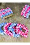 مجموعة من 4 قطع من القماش المربع الصغير للسيدات من Scrunchie Bagel