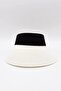 Women's Straw Visor Tennis Hat Ecru - 2