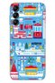 Samsung Galaxy A24 Case Silicone Patterned Illustrated Uv Cover Istanbul Geo