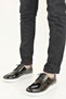 Men's Genuine Leather Classic Style White Sole Shoes - 4