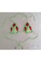 Hand Knitted Strawberry Strawberry Pink Bikini Young Girl Summer Summer Beach Bikini Crop - 3