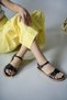 Gemma Mina Women's Sandals with Stones 0012074 Black - 5