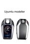 For Bmw 5 and 7 Series G11 G12 G30 G31 G32 I8 I12 I15 - Smart Key Protection Case, Dark Grey Color - 2