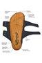 Children's Genuine Leather Gold Sandals - 6