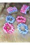 مجموعة من 4 قطع من القماش المربع الصغير للسيدات من Scrunchie Bagel - 4