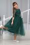 Girl's Floral Evening Dress Lace Guipure Embroidered - 4