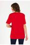 Kadın Siyah Basic T-shirt - 4