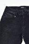 Black Battal Skinny Lycra Trousers (Belt Included) - 5