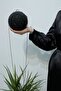 Black Evening Dress Evening Bag with Round Crystal Stones - 5