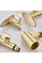 Bathroom Sink Faucet Waterfall Design Matte Gold Color New Imported - 5