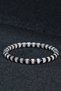 Certified Pink Quartz And Hematite Men's Women's Natural Stone Gift Bracelet, Bijouterie Men's Bracelet