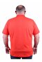 Plus Size Lycra Classic Pocket Polo T-Shirt 11501 Pomegranate Blossom - 4