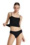 Women's Black Slip Aura Satin 1400 - 3
