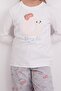 Mother Daughter Combination Cream Combination Pajama Set 8400 (Mother and Daughter Prices Are Different) - 4