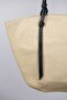 Arias Beige Straw Women's Shoulder Bag - 2