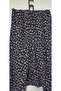 Women's Patterned Baggy Trousers with Pockets and Elastic Waist - 3