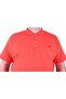 Plus Size Lycra Classic Pocket Polo T-Shirt 11501 Pomegranate Blossom - 5