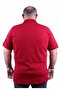 Large Size Lycra Classic Pocket Polo T-Shirt 11501 Claret Red - 4