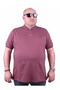Large Size Lycra Classic Pocket Polo T-Shirt 11501 Purple