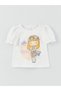Crew Neck Printed Baby Girl T-Shirt and Skirt Set of 2 - 2
