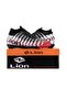 1453 Boy's Astroturf Field Shoes Red Black - 6