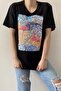 Women's Plus Size V-Neck Flamingo Sequin Embroidered Plus Size T-Shirt