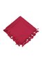 Women's Disassembly Beaded Scarf Handcrafted Cotton Cheesecloth Pomegranate Flower 110cm X 110cm - 2