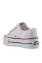 High Sole Low White Women's Summer Linen Sneaker Sports Shoes - 6