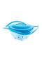 Glass Grater + Non-Spill Plate Blue + Stainless Steel Fork and Spoon Set Turquoise - 2