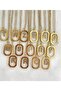 Special Series Steel Jewelled G Letter Necklace - 3