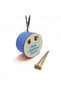 Balloon, Name, Genuine Leather, Toy Children's Drum (1-5 YEARS) (BLUE) - 4