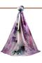 Women's Luxury Medina Silk Shawl Purple - 2