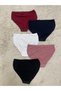 Women's Cotton Bato Plus Size High Waist 5 Piece Panties - 4