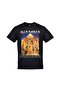 تيشيرت أسود مطبوع من الأمام والخلف من Iron Maiden Powerslave