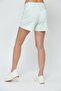 Women's Green Maternity Shorts - 3
