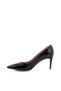 Women's Genuine Leather Black Heeled Shoes 152TCK557 21694 - 2