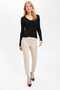 Women's Beige Valentina Cigarette Pants J8743Az.19Sp.Bg337