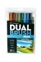 Dual Brush Pen 10-Piece Landscape Palette