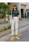 Plus Size Sticker Look Collar Sleeve Colorful 100% Cotton Oversize T-shirt - 4