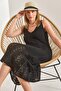 Women's Strappy Openwork Summer Knitwear Dress