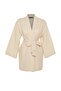 Stone Belted Woven Seersucker Striped Kimono & Kaftan TCTSS23KK00001 - 7